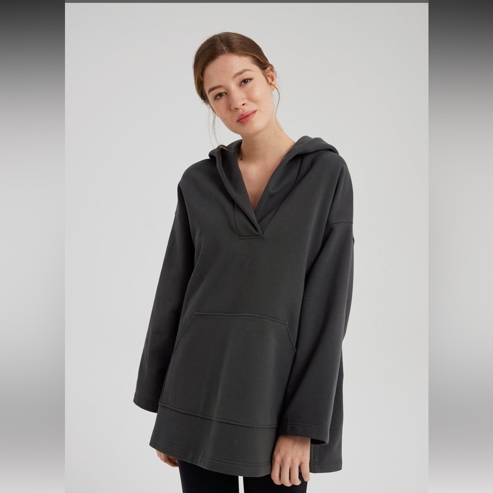 NAP Baggy Tunic Hoodie Medium Charcoal Grey